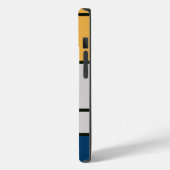 De Stijl inspireerde primair gekleurde vierkanten Case-Mate iPhone Case (Achterkant / Links)