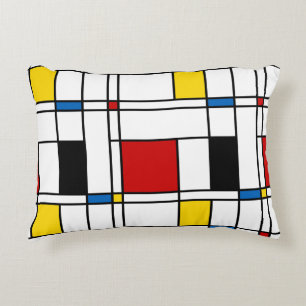 De Stijl Pattern Accent Kussen