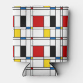 De Stijl Pattern Blikjeskoeler (Voorkant)