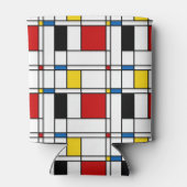 De Stijl Pattern Blikjeskoeler (Achterkant)