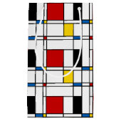De Stijl Pattern Klein Cadeauzakje (Voorkant)