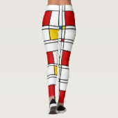 De Stijl Pattern Leggings (Achterkant)