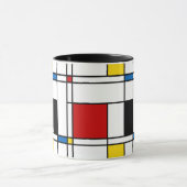 De Stijl Pattern Mok (Midden)