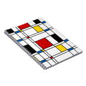 De Stijl Pattern Notitieboek (Rechterzijde)