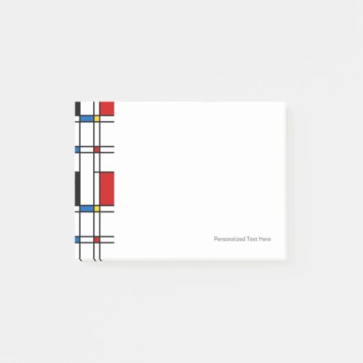 De Stijl Pattern Post-it® Notes (Voorkant)