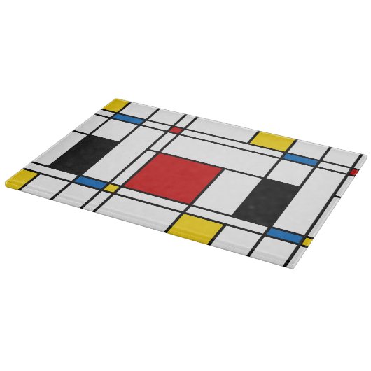 De Stijl Pattern Snijplank (Hoek)