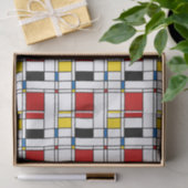 De Stijl Pattern Tissuepapier (Geschenk)