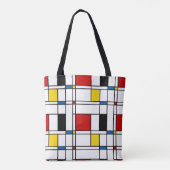 De Stijl Pattern Tote Bag (Achterkant)