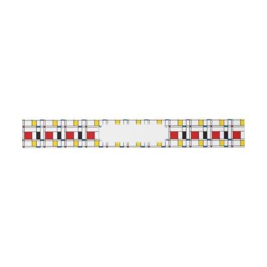 De Stijl Pattern Uitnodigingen Wikkel (Vlak)