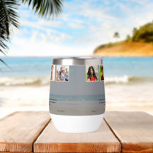 De stijl van de douanewaterfles: Stemless wijntuim