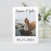 De Stijl van de polaroid sparen de Kaart van de Da (Staand voorkant)