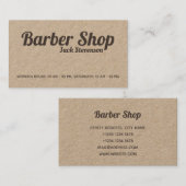 De stijl van de terugkeer crefeerde visitekaartje (Voorkant / Achterkant)