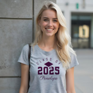 De Stijl van de Varsiteit Afstuderen Klasse van de T-shirt