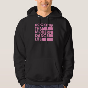 De  stijl van die moderne dans-levensretrant hoodie