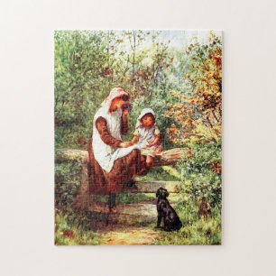 De stijl van Helen Allingham Legpuzzel