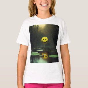 De stijl van het lachende gezicht t-shirt