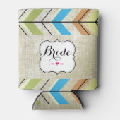 De stijl van Rustic Bride Blikjeskoeler (Voorkant)