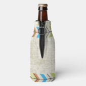 De  stijl van Rustic Bride Flesjeskoeler (Fles Achterkant)
