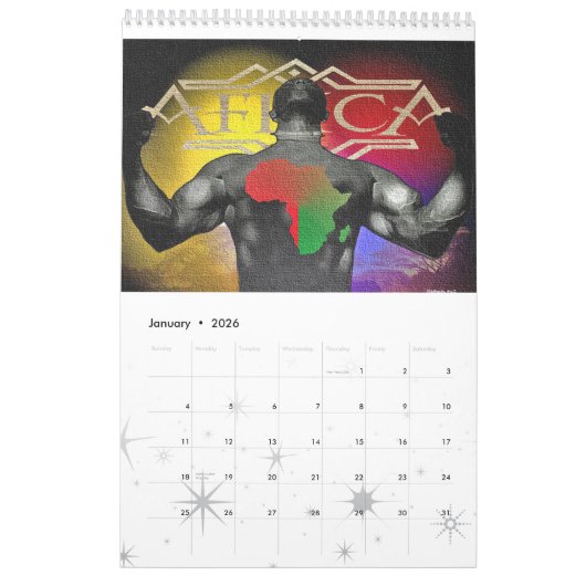 De stijlen van Afrika Kalender (Jan 2026)