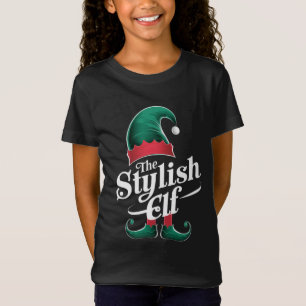 De stijlvolle Elf Group die kerstmis uit de famili T-shirt