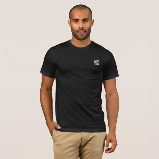 De stijlvolle QR-code T-Shirt (Voorkant volledig)