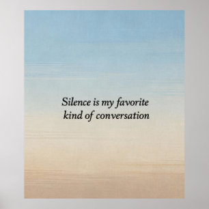 De Stille Conversatie Poster