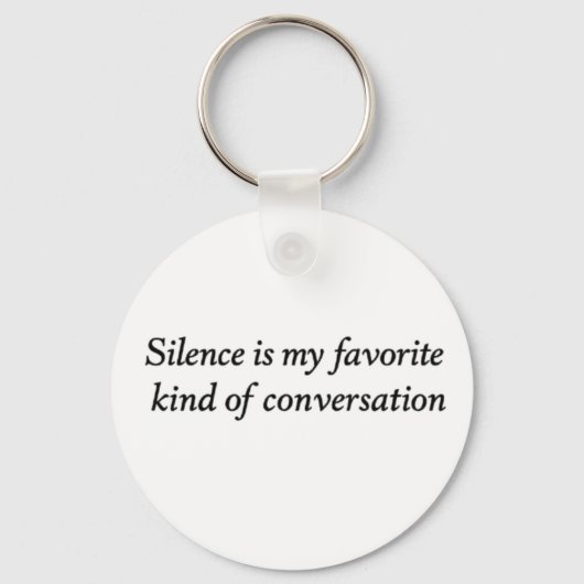 De Stille Conversatie Sleutelhanger (Voorkant)