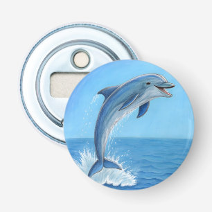 De Stille Dans van de Dolfijn Button Flesopener