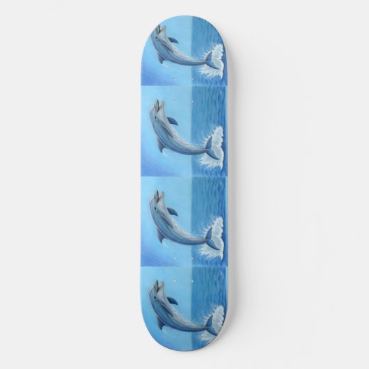 De Stille Dans van de Dolfijn Skateboard (Voorkant)