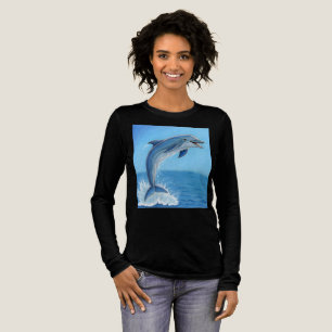 De Stille Dans van de Dolfijn Tri-Blend Shirt