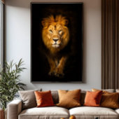 De stille koning canvas afdruk