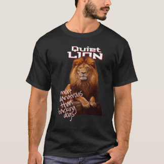 De stille kracht van een leeuw voor de jeugd t-shirt