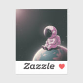 De stille ontdekkingsreiziger sticker (Vel)