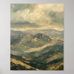 De stille resonantie van tijdloze toppen poster