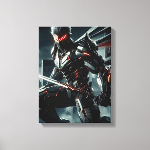De stille schaduw Ronin Canvas Afdruk