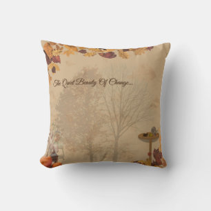 De Stille Schoonheid Van Verandering- Herfst Cozy Kussen