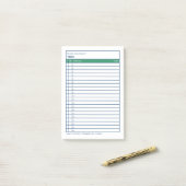 De stille Time Planner™-taken - Post-it® notes (Op bureau)