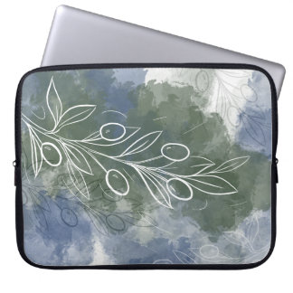 De Stille Tuin: Olijven Laptop Sleeve