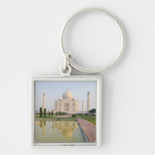 De stille vredige Taj Mahal bij zonsopgang een van Sleutelhanger