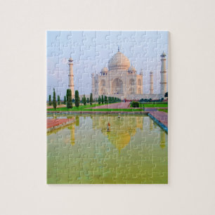 De stille vreedzame Taj Mahal in de wereld Legpuzzel