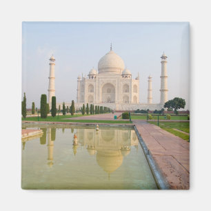 De stille vreedzame Taj Mahal in zonsopgang een va Magneet