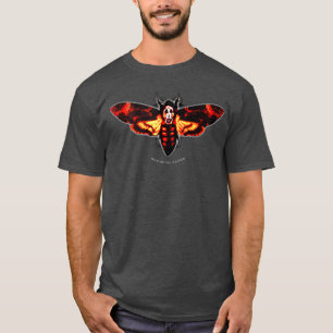De stilte van de lammeren Motten Logoankop retro T-shirt
