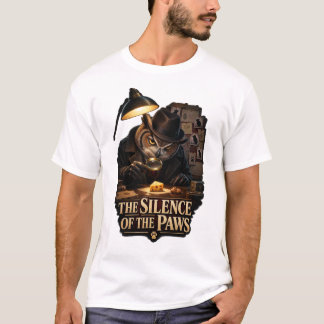 De stilte van de uil met poten t-shirt