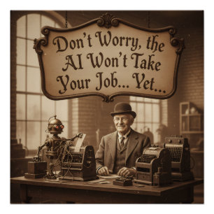 De stilte voor de digitale storm perfect poster