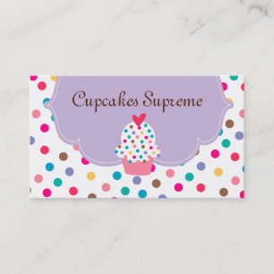 De Stippen Purple Heart van de Bakkerij van Visitekaartje