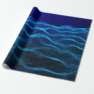 De stippen van het net Abstracte landschapsachterg Cadeaupapier