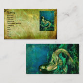 De stoel Mermaids Visitekaartje (Voorkant / Achterkant)