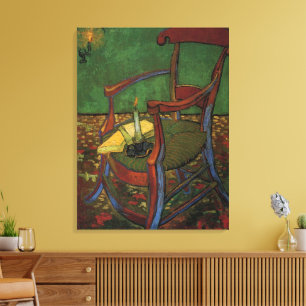 De Stoel van Paul Gauguin van Vincent van Gogh Canvas Afdruk