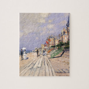 De stoep in Trouville Claude Monet Legpuzzel