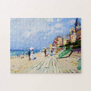 De stoep in Trouville Claude Monet Legpuzzel